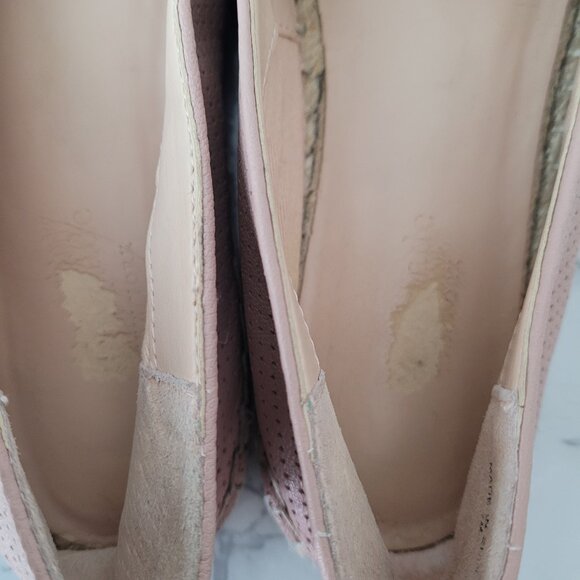 Kate Spade Perforated Leather Espadrilles – Pink, Size 7 - Picture 5 of 7